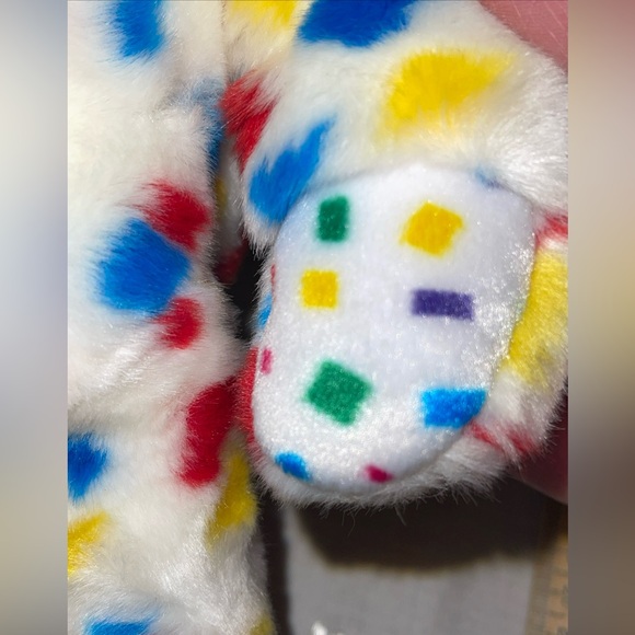 Beanie Babies Ty 2K 12” confetti bear 1999 Retired edition teddy bear plush - Picture 12 of 16